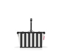 reisenthel carrybag XS summerstripes black - Stabiler Einkaufskorb mit praktischer Innentasche - Elegantes und wasserabweisendes Design