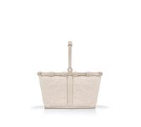 reisenthel carrybag XS teddy sand - Stabiler Einkaufskorb mit praktischer Innentasche - Elegantes und wasserabweisendes Design