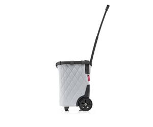 reisenthel carrycruiser Einkaufstasche Einkaufswagen trolley frame rhombus light grey OE7062
