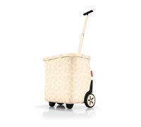 reisenthel carrycruiser Leo Vanilla - Tragbarer Einkaufstrolley mit stabilem Aluminiumrahmen, Schultergurt und herausnehmbarer Netz-Innentasche - Aus wasserabweisendem Material