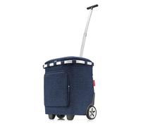 Reisenthel Einkaufstrolley carrycruiser Plus – Kühlfach, Schultergurt, Netz-Innentasche – Twist Navy