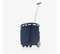Reisenthel Einkaufstrolley carrycruiser Plus – Kühlfach, Schultergurt, Netz-Innentasche – Twist Navy