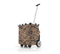 reisenthel carrycruiser Sumatra - Tragbarer Einkaufstrolley mit stabilem Aluminiumrahmen, Schultergurt und herausnehmbarer Netz-Innentasche - Aus wasserabweisendem Material