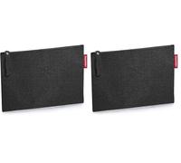 reisenthel case 1 Black - universeller Kleiner Organizer für Kosmetik oder kleine Handtaschenartikel (Packung mit 2)