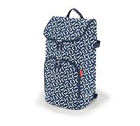 reisenthel citycruiser bag herringbone grey Einkaufsbag (Kompatibel mit dem Citycruiser-Gepäckträger separat erhältlich) Mit stabiler Bodenplatte und einer Belastbarkeit von 25 kg, Couleur:blau