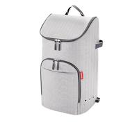reisenthel citycruiser Bag Herringbone Grey - Einkaufsbag (Kompatibel mit dem Citycruiser-Gepäckträger - separat erhältlich) - Mit Stabiler Bodenplatte und Einer Belastbarkeit von 25 kg