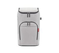 reisenthel citycruiser Bag Herringbone Grey - Einkaufsbag (Kompatibel mit dem Citycruiser-Gepäckträger - separat erhältlich) - Mit Stabiler Bodenplatte und Einer Belastbarkeit von 25 kg