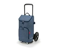 reisenthel citycruiser Bag Twist Blue Einkaufstrolley-Gestell für den citycruiser und klappbare Transportkarre in einem Mit Stabiler Bodenplatte und Einer Belastbarkeit von 20 kg, Couleur:Twist Blue