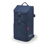reisenthel citycruiser Bag Twist Navy - Einkaufsbag (Kompatibel mit dem Citycruiser-Gepäckträger - separat erhältlich) - Mit Stabiler Bodenplatte und Einer Belastbarkeit von 25 kg