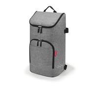 reisenthel citycruiser bag inTwist Silber- Praktische Einkaufstasche mit mehreren großen Fächern - Mit dem citycruiser rack als Trolley verwendbar