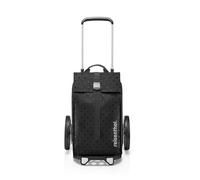 reisenthel Citycruiser glossy dots black - Praktische Einkaufstrolley mit mehreren großen Fächern (Gestell + Tasche)-Set