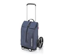 reisenthel Citycruiser Herringbone Dark Blue - Praktische Einkaufstasche mit Mehreren großen Fächern als Trolley verwendbar