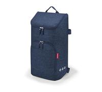 reisenthel citycruiser Set (Rack + Bag) Tasche Twist Navy + Rack Black - Praktische Einkaufstasche mit Mehreren großen Fächern - Wird mit dem Gepäckträger als Set verkauft