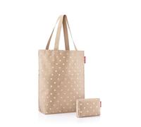 reisenthel CityShopper Set metallic dots coffee - Unsere Cityshopper-Tasche und das Pocketcase in einem Set kombiniert, Geschenkset-Kombi!