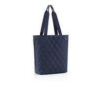 reisenthel classic shopper M rhombus midnight gold - Geräumige Shopping Bag und edle Handtasche in einem - Aus wasserabweisendem Material