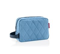 reisenthel cosmeticpouch M Rhombus Blue - Kulturbeutel für Kosmetik, Ladekabel und persönliche Gegenstände