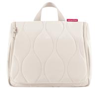 reisenthel toiletbag XL Puffer Stone - praktischer Kulturbeutel mit Haken, wasserabweisendes Material