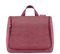 reisenthel toiletbag XL Twist Maroon - praktischer Kulturbeutel mit Haken, wasserabweisendes Material