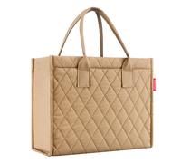 reisenthel daily shopper 14 L rhombus ginger - leo macchiato 14 Liter beige