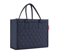 reisenthel daily shopper rhombus midnight - Moderner, geradliniger Shopper für jeden Anlass - praktische Handtasche, groß genug für Ihre Einkäufe und Ihre Alltagsgegenstände