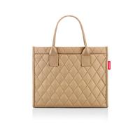 reisenthel daily shopper rhombus ginger - Moderner, geradliniger Shopper für jeden Anlass - praktische Handtasche, groß genug für Ihre Einkäufe und Ihre Alltagsgegenstände