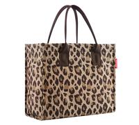 reisenthel daily shopper leo macchiato - Moderner, geradliniger Shopper für jeden Anlass - praktische Handtasche, groß genug für Ihre Einkäufe und Ihre Alltagsgegenstände