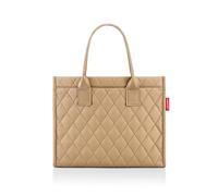 reisenthel daily shopper rhombus ginger - Moderner, geradliniger Shopper für jeden Anlass - praktische Handtasche, groß genug für Ihre Einkäufe und Ihre Alltagsgegenstände