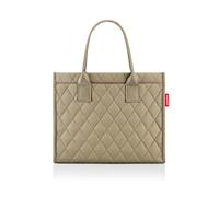 reisenthel daily shopper rhombus olive - Moderner, geradliniger Shopper für jeden Anlass - praktische Handtasche, groß genug für Ihre Einkäufe und Ihre Alltagsgegenstände