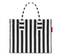 reisenthel daily shopper summerstripes black - Moderner, geradliniger Shopper für jeden Anlass - praktische Handtasche, groß genug für Ihre Einkäufe und Ihre Alltagsgegenstände