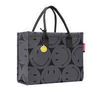 reisenthel daily shopper smiley grey 14L - Einkaufstasche grau stabil handlich - Smiley Grey grau