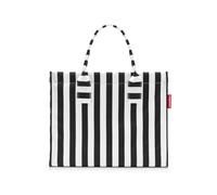 reisenthel daily shopper summerstripes black - Moderner, geradliniger Shopper für jeden Anlass - praktische Handtasche, groß genug für Ihre Einkäufe und Ihre Alltagsgegenstände