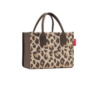 reisenthel daily shopper XS leo macchiato 4 Liter - Damentasche animal print braun - leo macchiato XS braun beige