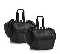 reisenthel easyshoppingbag 2tlg. Einkaufstasche Einkaufsbeutel shoppingbag easybag (black + black)