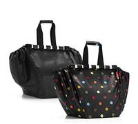 reisenthel easyshoppingbag 2tlg. Einkaufstasche Einkaufsbeutel shoppingbag easybag (Black + dots)