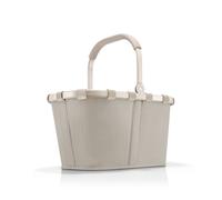 Reisenthel Einkaufskorb 22 Liter CARRYBAG JACK LIMITED EDITION SAND, 48 x 29 cm - Sandgrau - Polyester - Aluminium - faltbar - mit Griff