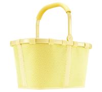Reisenthel Einkaufskorb 22 Liter CARRYBAG MESH LEMON, 48 x 29 cm - Gelb - Polyester - Aluminium - faltbar - mit Griff