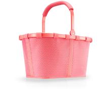 reisenthel carrybag Frame mesh Coral - Stabiler Einkaufskorb mit viel Stauraum und praktischer Innentasche - Elegantes und wasserabweisendes Design