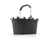 Reisenthel Einkaufskorb Carrybag BK7059 – Polyestergewebe, Rhombus Black, 22 L