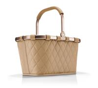reisenthel carrybag frame rhombus ginger Stabiler Einkaufskorb mit viel Stauraum und praktischer Innentasche Elegantes und wasserabweisendes Design