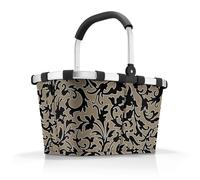 Reisenthel Einkaufskorb Carrybag baroque marble, Braun, Schwarz, Textil, 22 L, quadratisch, 49x29x28 cm, Freizeit, Koffer & Taschen, Einkaufskörbe