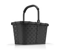 Reisenthel Einkaufskorb Carrybag Frame 48x28x29 cm Glossy Dots Black