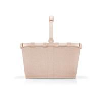 Reisenthel Einkaufskorb Carrybag frame twist coffee, Beigebraun, Textil, 22 L, rechteckig, 49x29x28 cm, Freizeit, Koffer & Taschen, Einkaufskörbe