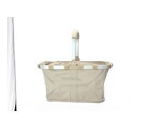 Einkaufskorb carrybag by reisenthel - stylischer Shopping Korb im Fischgrätenmuster - herringbone sand M beige