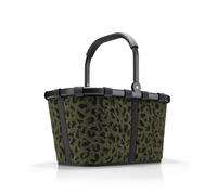 Reisenthel Einkaufskorb Carrybag teddy leo olive, Dunkelgrün, Textil, 22 L, 49x29x28 cm, Freizeit, Koffer & Taschen, Einkaufskörbe