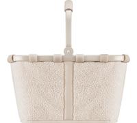 Reisenthel Einkaufskorb Carrybag teddy sand, Creme, Textil, 22 L, 48x29x28 cm, Freizeit, Koffer & Taschen, Einkaufskörbe
