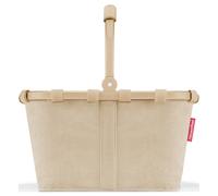 reisenthel carrybag XS frame cord sand - Stabiler Einkaufskorb mit praktischer Innentasche - Elegantes und wasserabweisendes Design