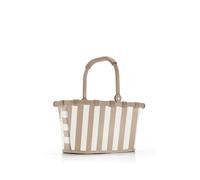 Reisenthel Einkaufskorb Carrybag XS summerstripes coffee, Creme, Textil, 5 L, 33.5x18x19.5 cm, Freizeit, Koffer & Taschen, Einkaufskörbe