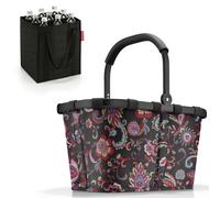 reisenthel Einkaufskorb Korb carrybag frame paisley black BK7063 + Bottlebag 
