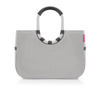 Reisenthel Einkaufskorb Loopshopper L herringbone grey, Grau, Textil, 25 L, bauchig, 46x34.5x25 cm, nachhaltig, Freizeit, Koffer & Taschen, Einkaufskörbe