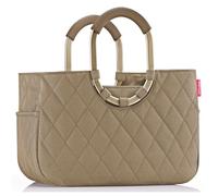 Reisenthel Einkaufskorb loopshopper M frame rhombus olive, 40x26x20 cm